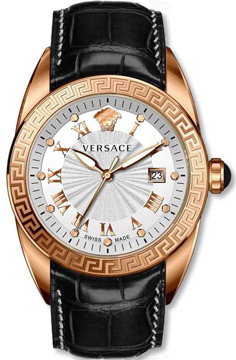 versace uhr herren leder|Versace Herrenuhren .